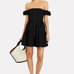 Staud Elio Off Shoulder Dress